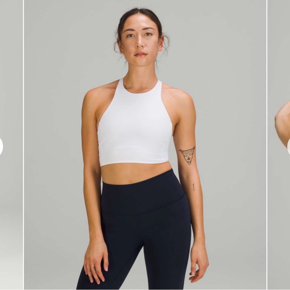 Lululemon Strong Lines Bra White